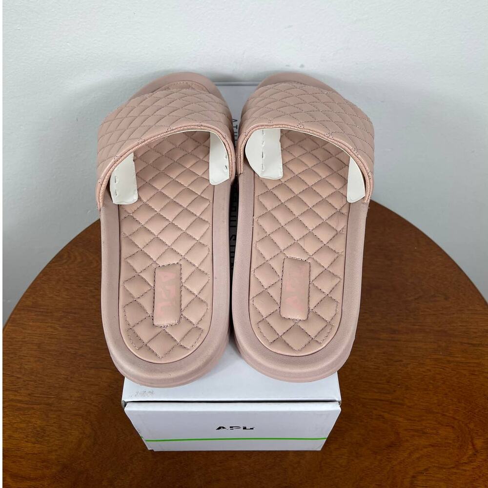 New Women's APL: Athletic Propulsion Labs Lusso Slides in Dust Rose Size 10 - Picture 4 of 8